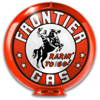 Frontier Gas Globe Metal Sign - 16" x 16"
