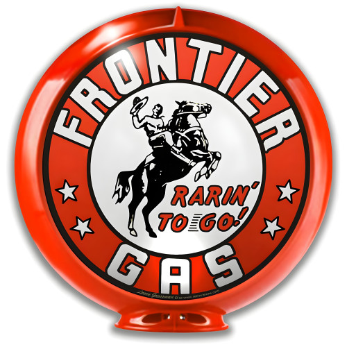 Frontier Gas Globe Metal Sign - 16" x 16"