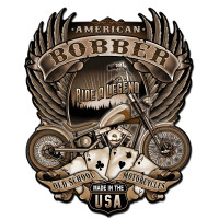 American Bobber Metal Sign - 14" x 18"