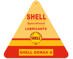 Shell specialized lubricants metal sign - 15" x 16"