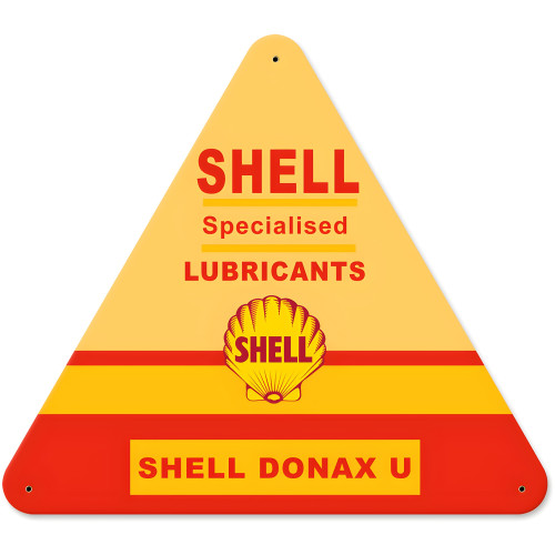 Shell specialized lubricants metal sign - 15" x 16"