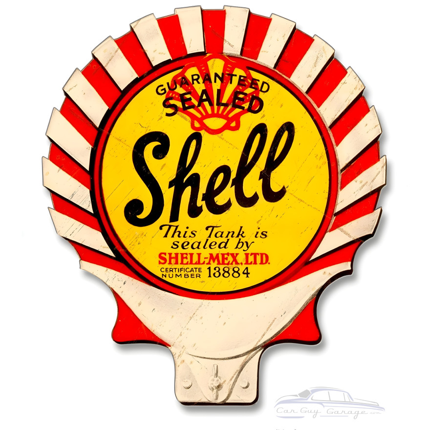 The Shell Seal Grunge Metal Sign - 17" x 14"