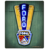 Ford Sign 2 Metal Sign - 14" x 17"