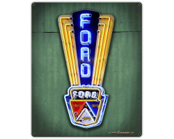 Ford Sign 2 Metal Sign - 14" x 17"