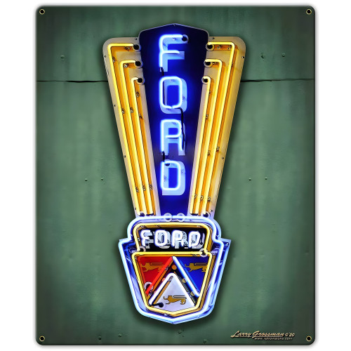 Ford Sign 2 Metal Sign - 14" x 17"