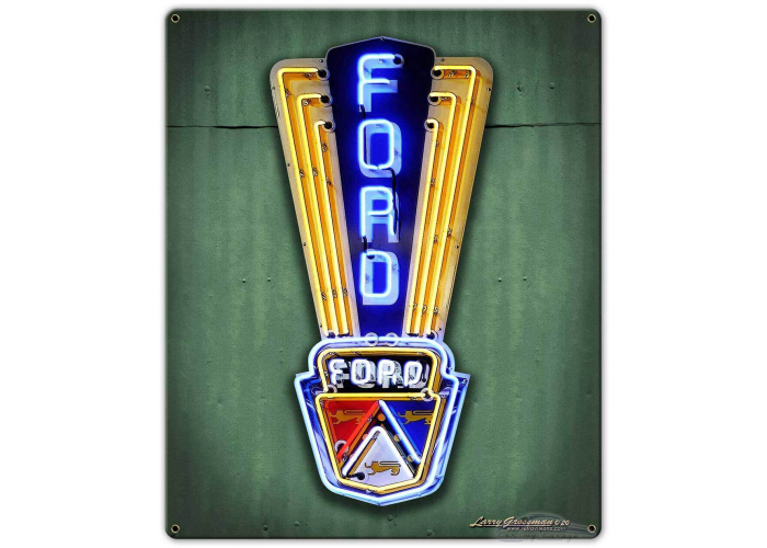 Ford Sign 2 Metal Sign - 14" x 17"