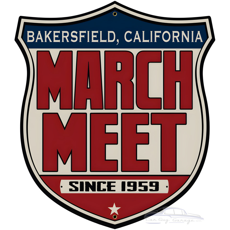 March Meet Metal Sign - 16" x 14"