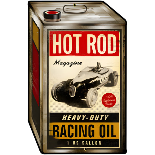 Racing Oil Metal Sign - 12" x 19"