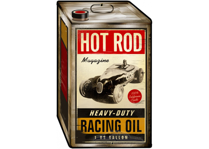 Racing Oil Metal Sign - 12" x 19"