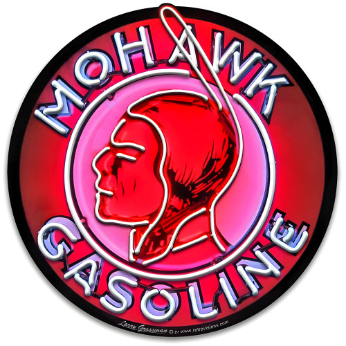 Mohawk Sign Custom Shape Metal Sign - 16" x 16"