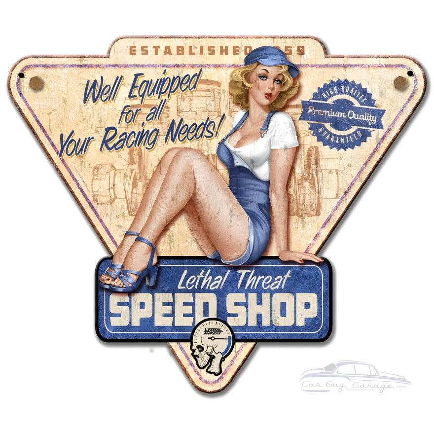 LETH145 Metal Sign - 14" x 12"
