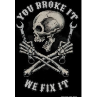 We Fix It Metal Sign - 12" x 18"