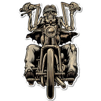LETH209 - Biker Metal Sign