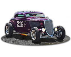 1933 Speed Coupe Metal Sign