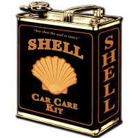 Oil Can Metal Sign - 14" x 15"