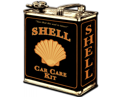 Oil Can Metal Sign - 14" x 15"