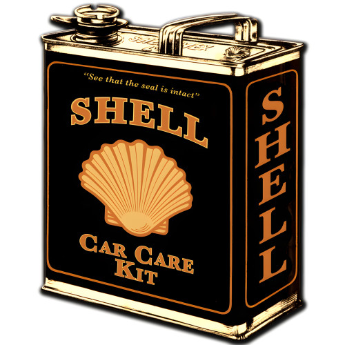 Oil Can Metal Sign - 14" x 15"