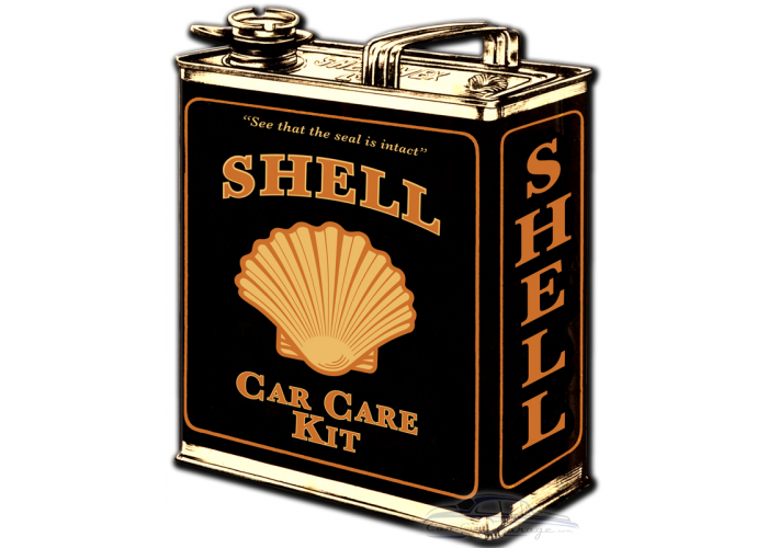 Oil Can Metal Sign - 14" x 15"