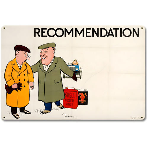 Recommendation Bateman Shell Metal Sign - 18" x 12"