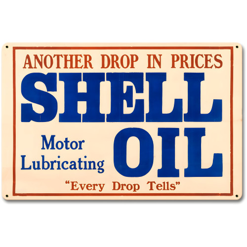 Another Drop in Prices Metal Sign - 12" x 18"