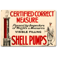 Certified Correct Measure Metal Sign - 12" x 18"