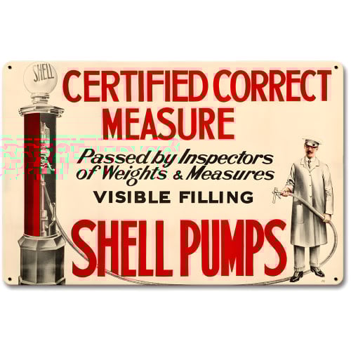 Certified Correct Measure Metal Sign - 12" x 18"