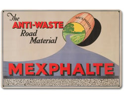 Shell Mexphalte Metal Sign