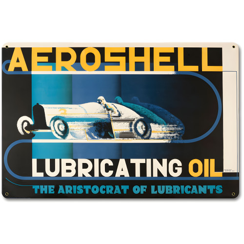 Aristocrat Lubricants Metal Sign - 18" x 12"