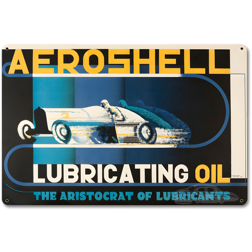 Aristocrat Lubricants Metal Sign - 18" x 12"