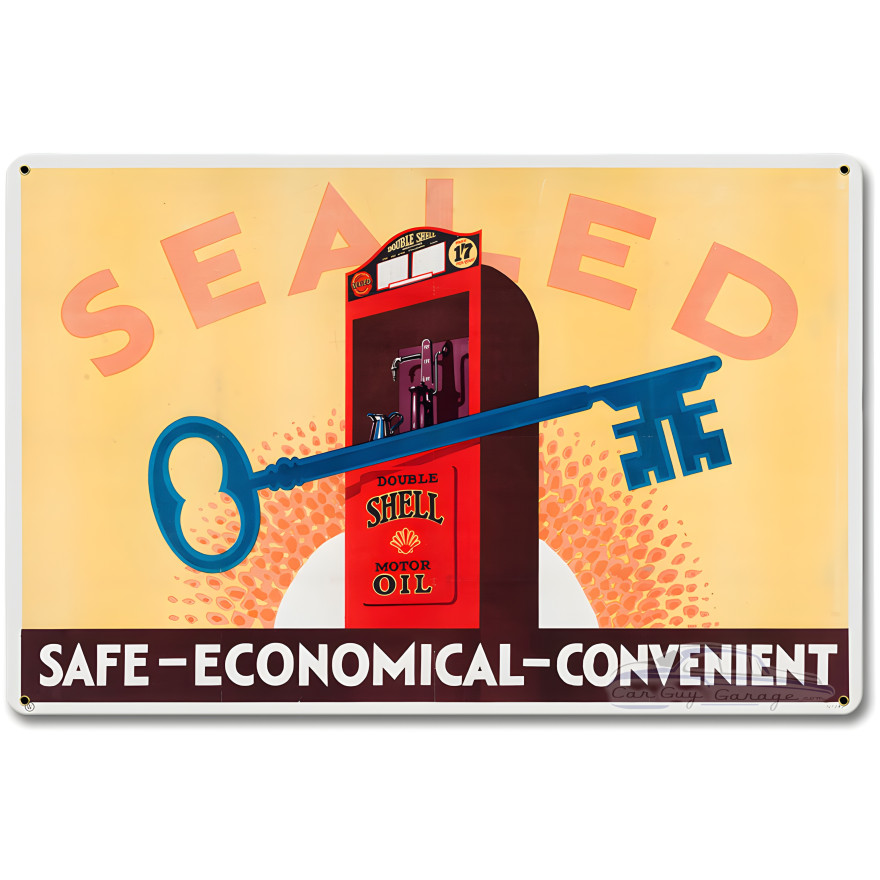Key Safe Economical Metal Sign - 18" x 12"