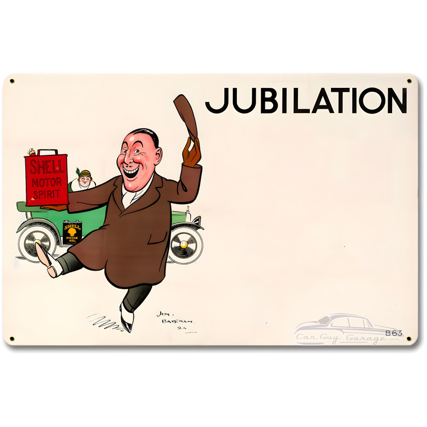 Shell Motor Spirit Jubilation Metal Sign - 18" x 12"