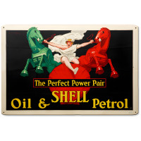 Perfect Power Pair Metal Sign - 12" x 18"