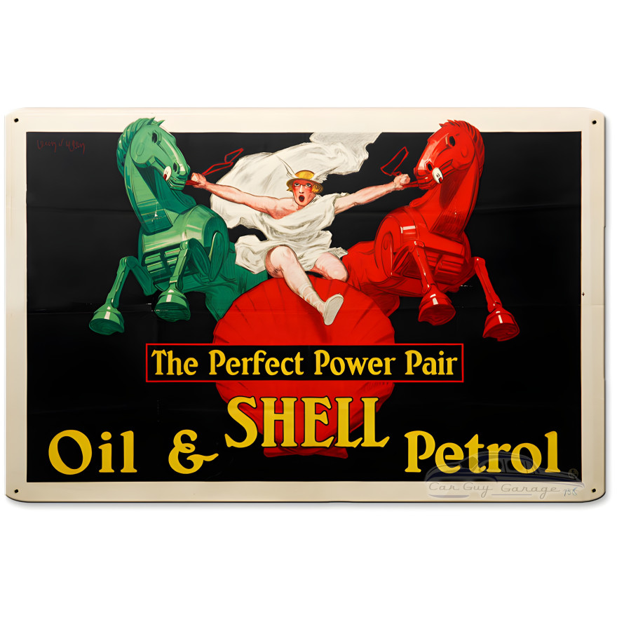 Perfect Power Pair Metal Sign - 12" x 18"