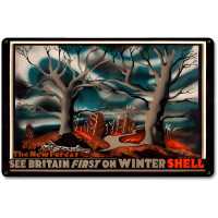 See Britain First on Shell Metal Sign - 18" x 12"