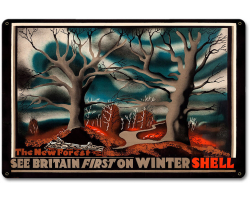 See Britain First on Shell Metal Sign - 18" x 12"