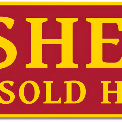 Vintage Shell Sold Here Metal Sign - 27