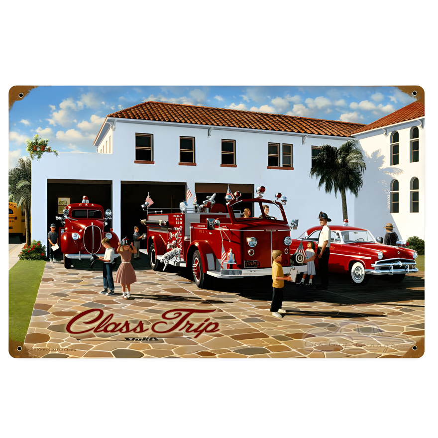 Class Trip Metal Sign - 18" x 12"