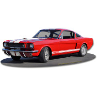 1966 Mustang GT 350 Metal Sign - 18" x 8"