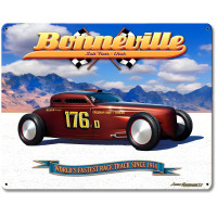 Bonneville Speed Coupe Metal Sign - 15" x 12"