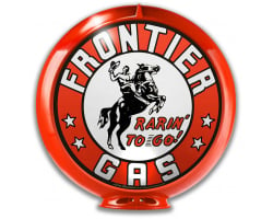 Frontier Gas Globe Metal Sign - 14" x 14"