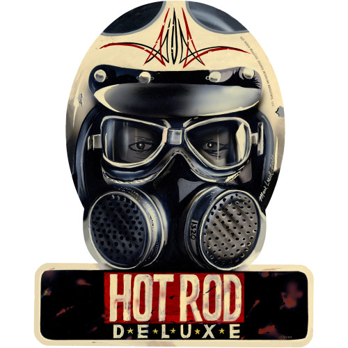 Hot Rod Deluxe Metal Sign - 12" x 15" Custom Shape