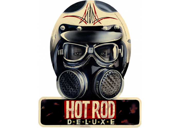 Hot Rod Deluxe Metal Sign - 12" x 15" Custom Shape