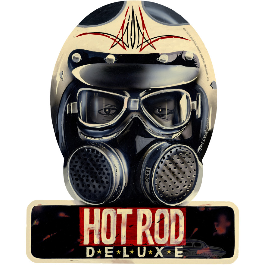 Hot Rod Deluxe Metal Sign - 12" x 15" Custom Shape