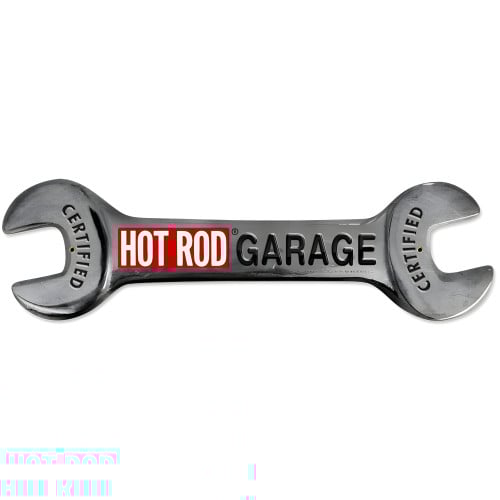 Hot Rod Metal Sign - 24" x 7"