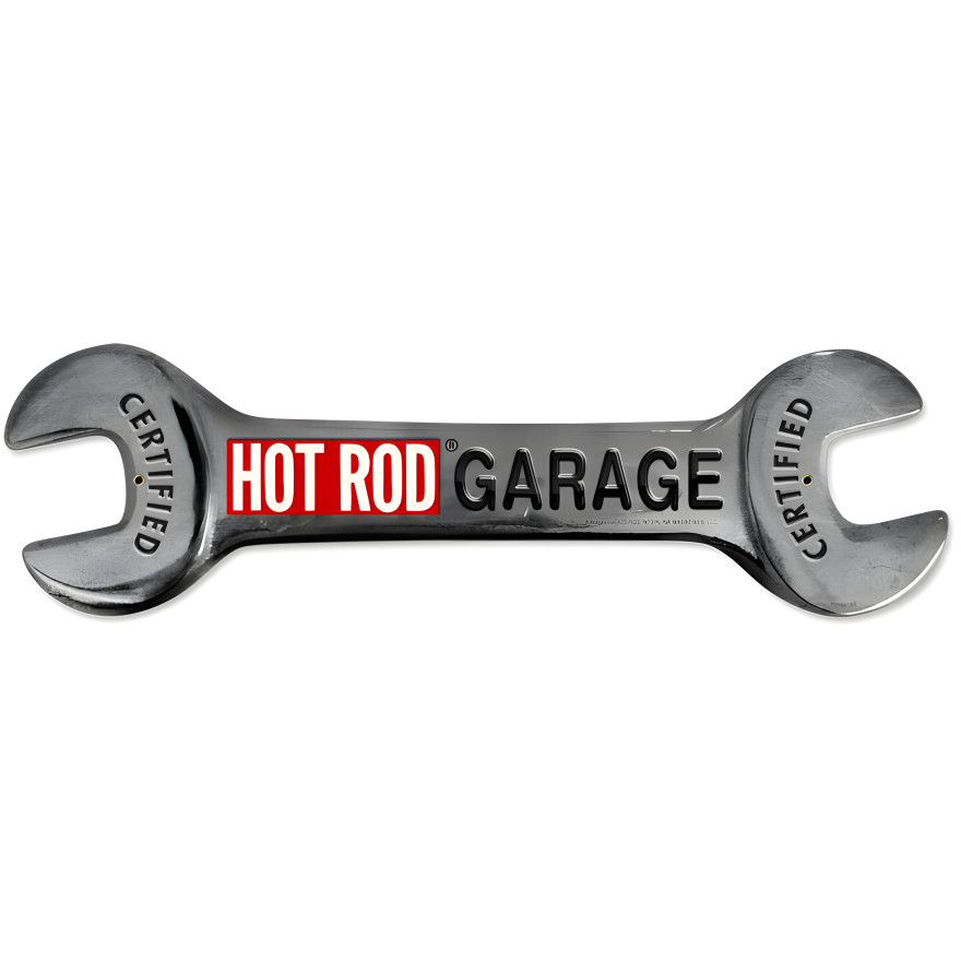 Hot Rod Metal Sign - 24" x 7"