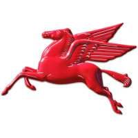 Pegasus Flying Metal Sign - 18" x 13"