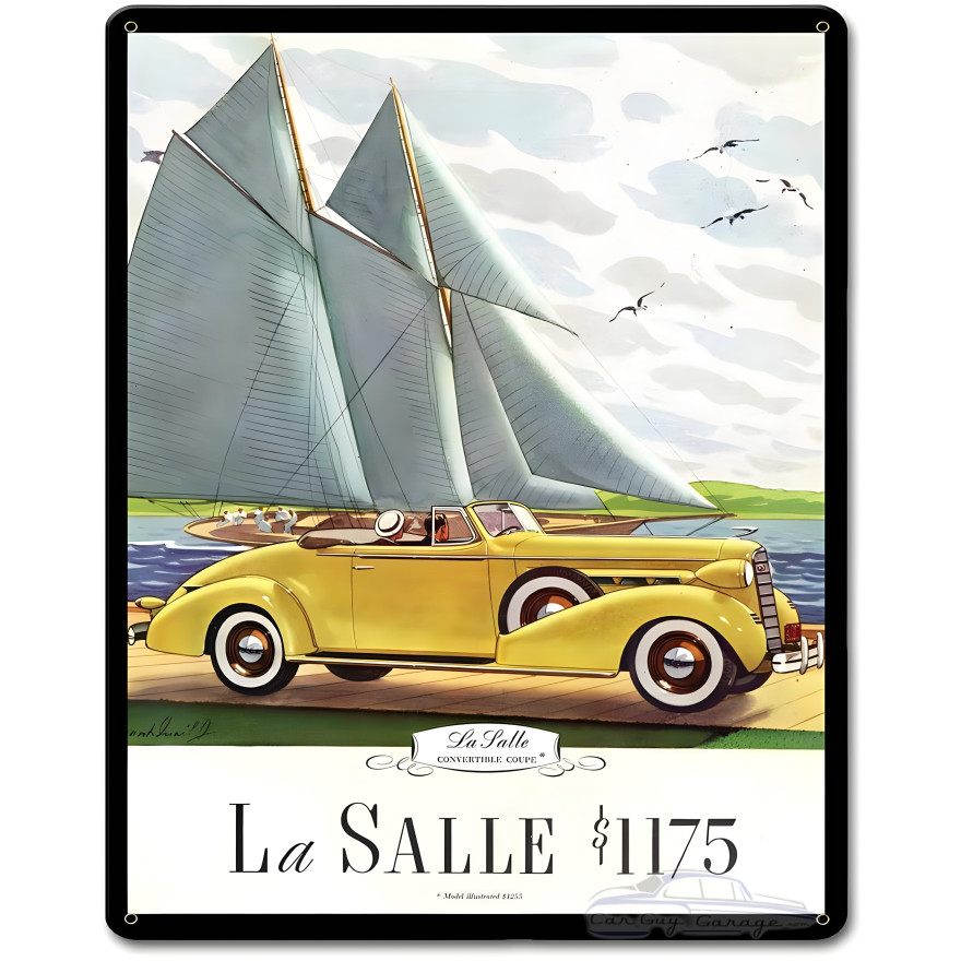 La Salle 1936 Metal Sign - 12" x 15"