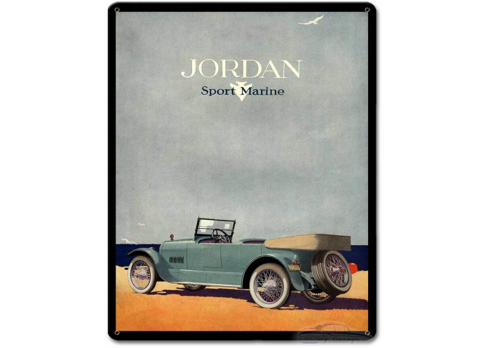 Jordan Sport Marine 1917 Metal Sign - 12" x 15"