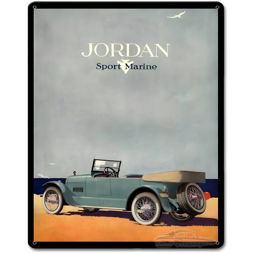 Jordan Sport Marine 1917 Metal Sign - 12" x 15"
