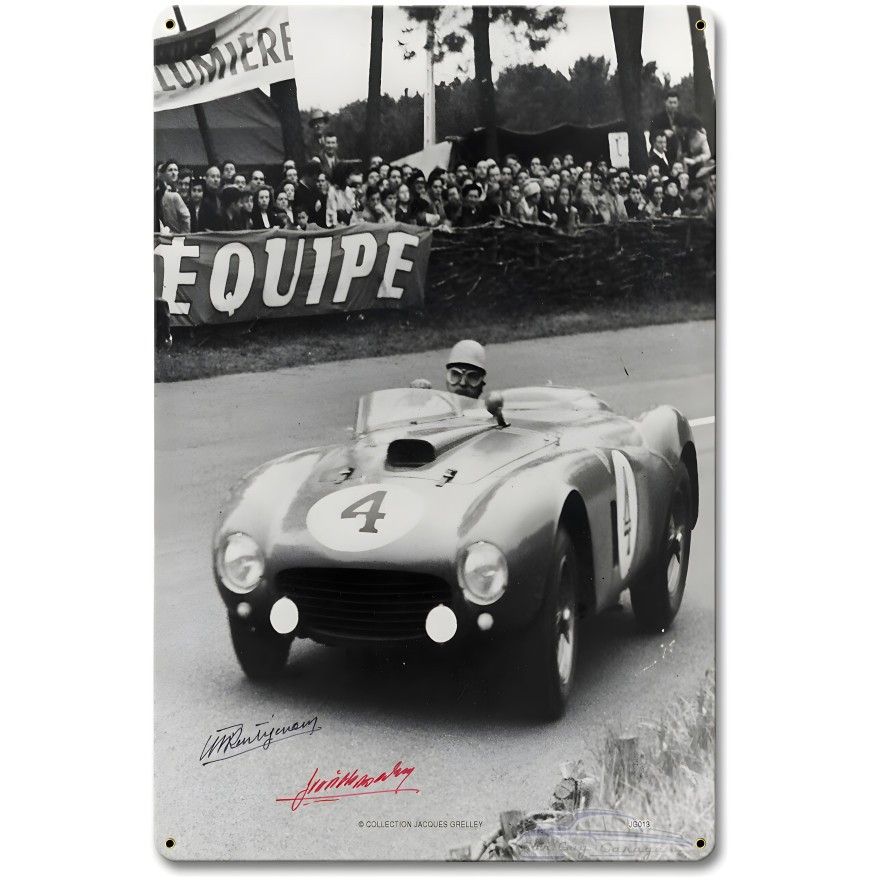 Le Mans 1954 Metal Sign - 12" x 18"